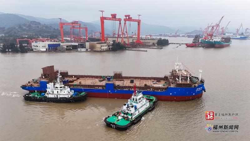 载重12000吨！又一艘“福州造”万吨级船舶顺利下水