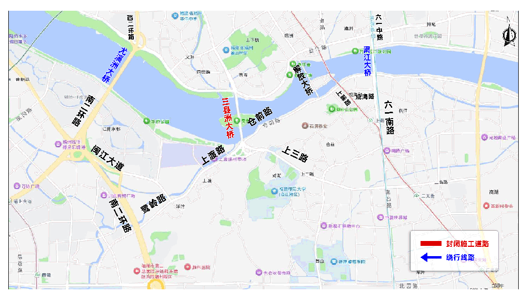 3月14日起，三县洲大桥封闭施工！如何绕行！攻略来了→