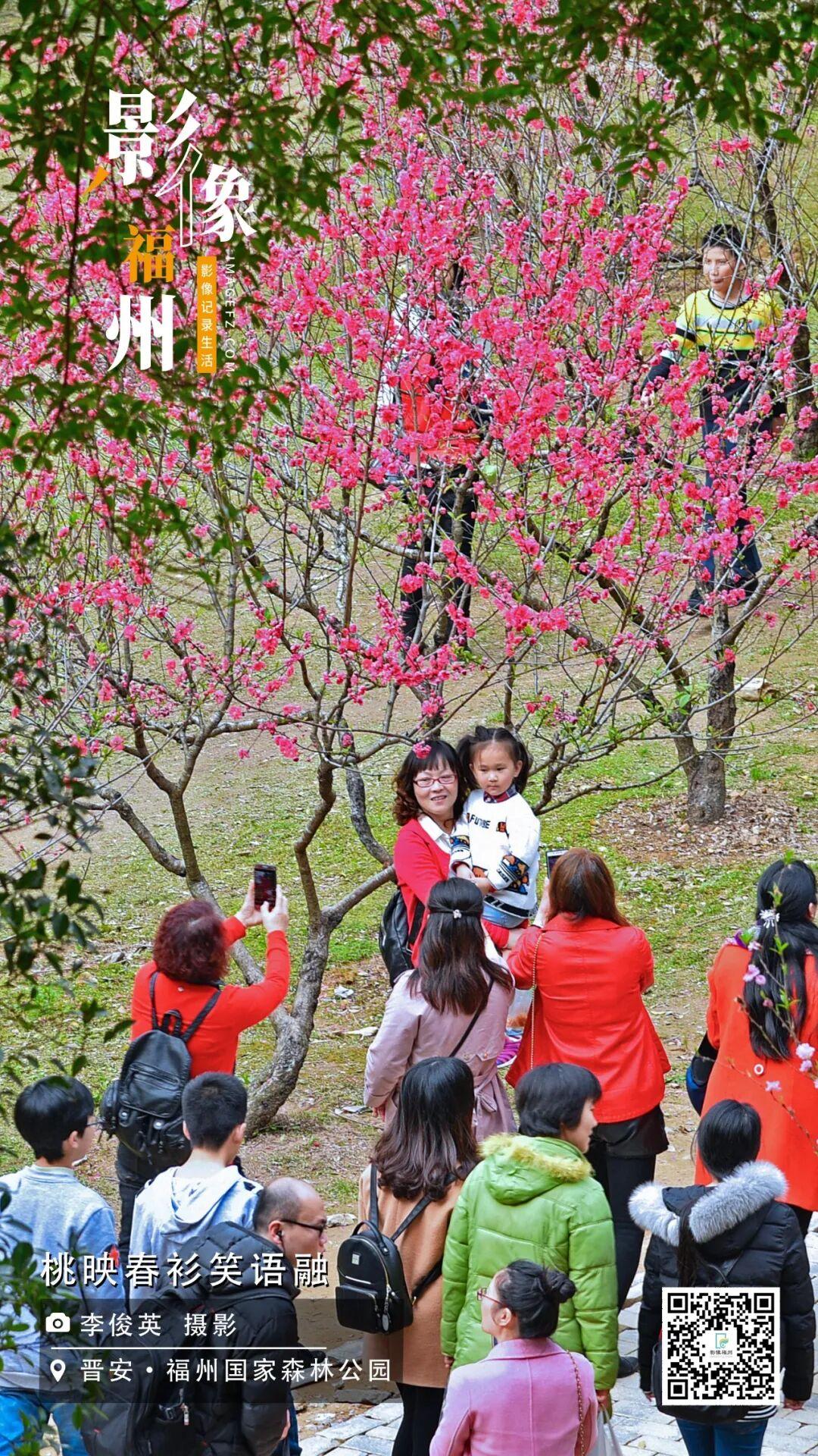 影像福州丨桃映春衫笑语融