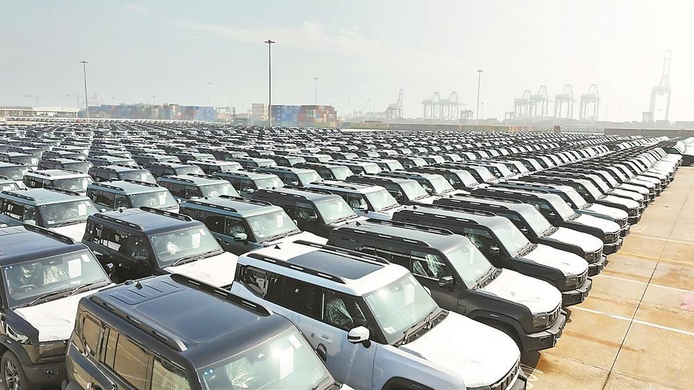 远超历年同期水平！福州港江阴港区今年前2个月出口12565辆汽车