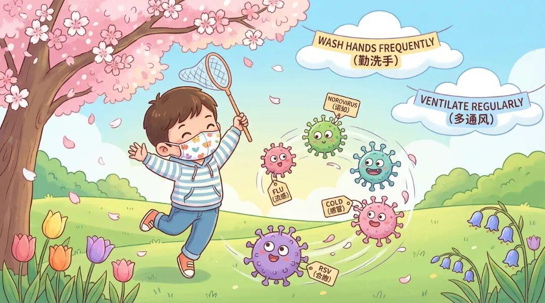 这份春季高发传染病防护全攻略，请收好！