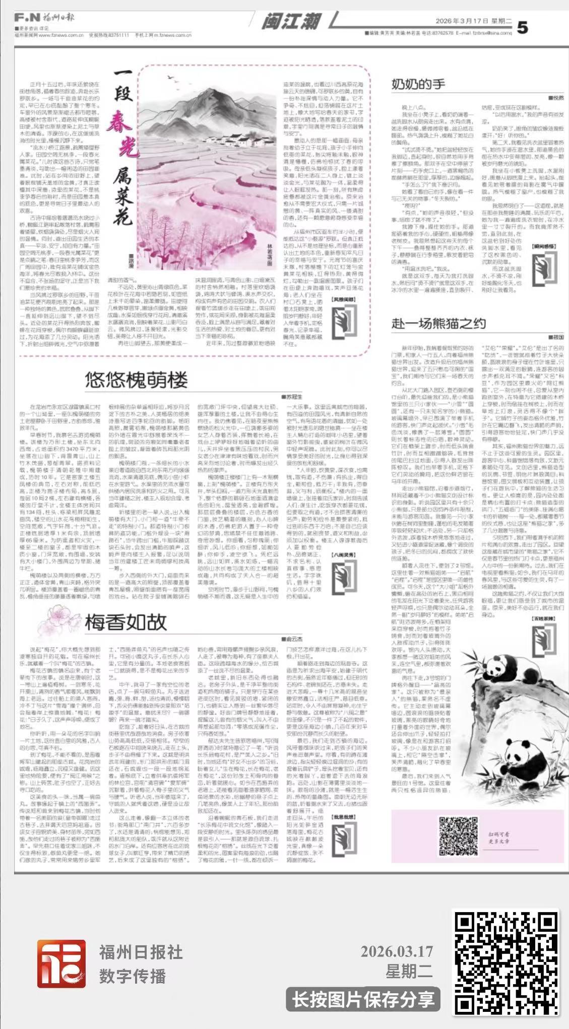 八闽灵秀｜悠悠槐萌楼