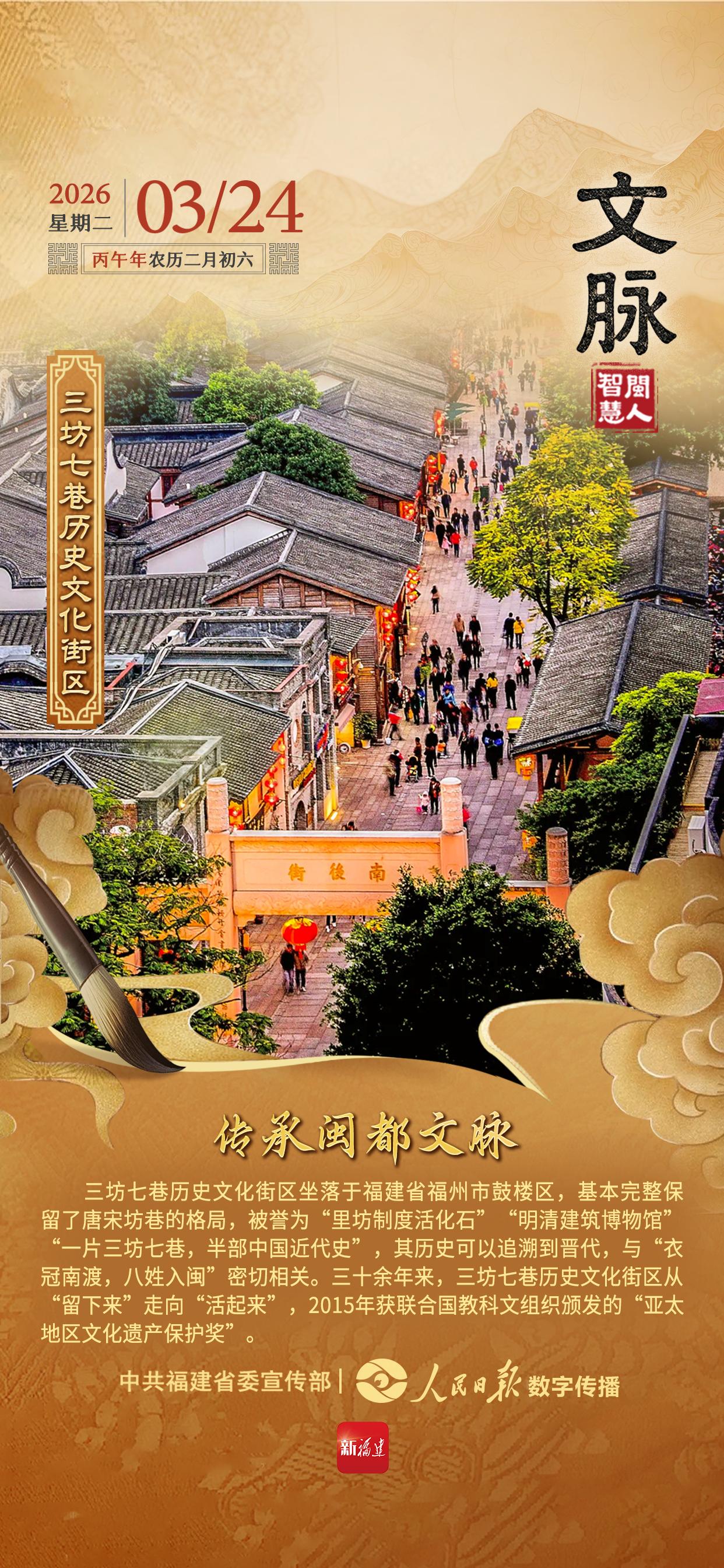 闽人智慧|三坊七巷历史文化街区:传承闽都文脉 闽人智慧|三坊七巷历史文化街区:传承闽都文脉