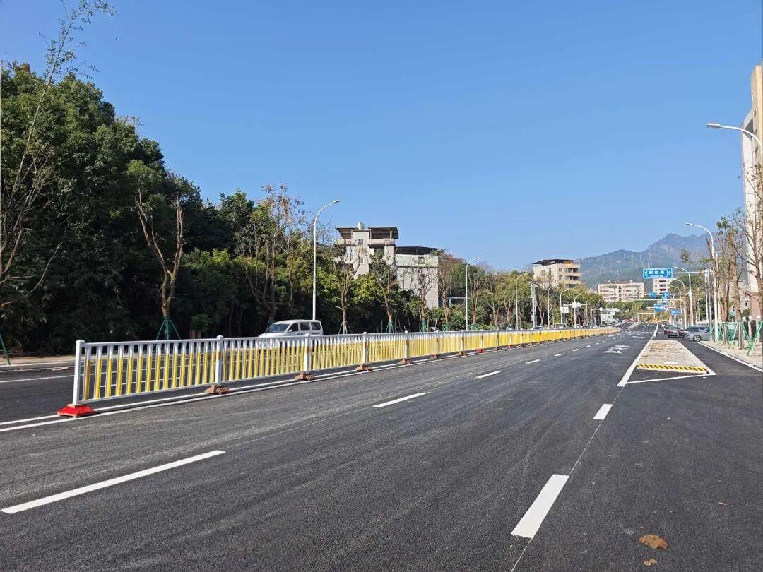 通车啦!双向四车道!福州高新区企业建设的这条便民路正式投用_福州_新闻频道_福州新闻网