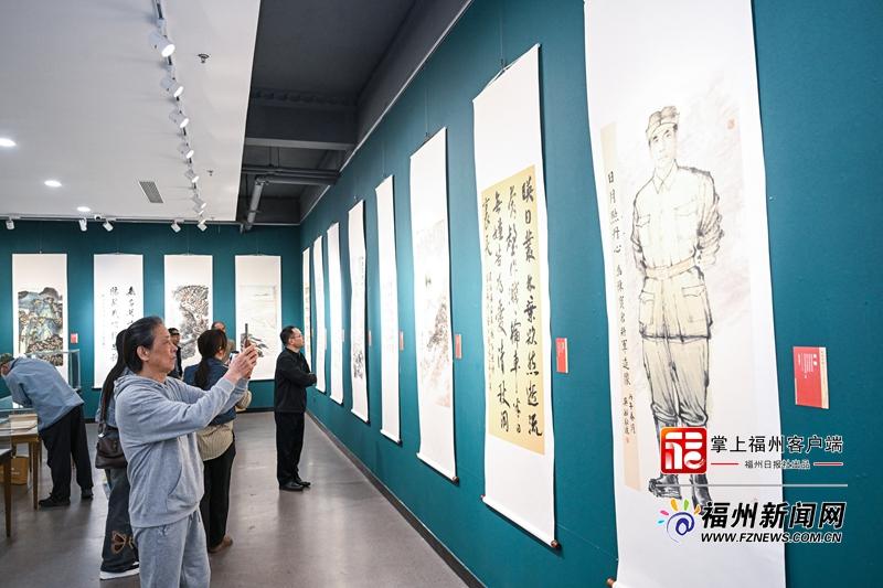 全国首场！“致敬英雄——纪念吴石烈士专题书画展”开展