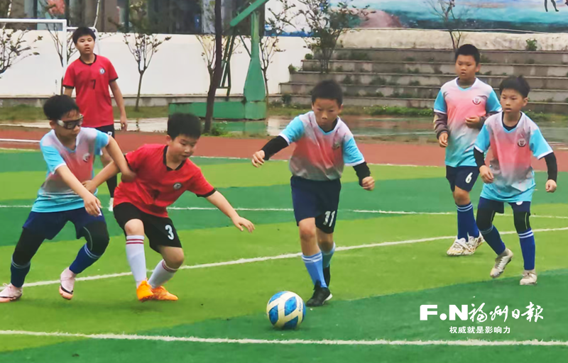 福清青少年校园足球联赛火热进行
