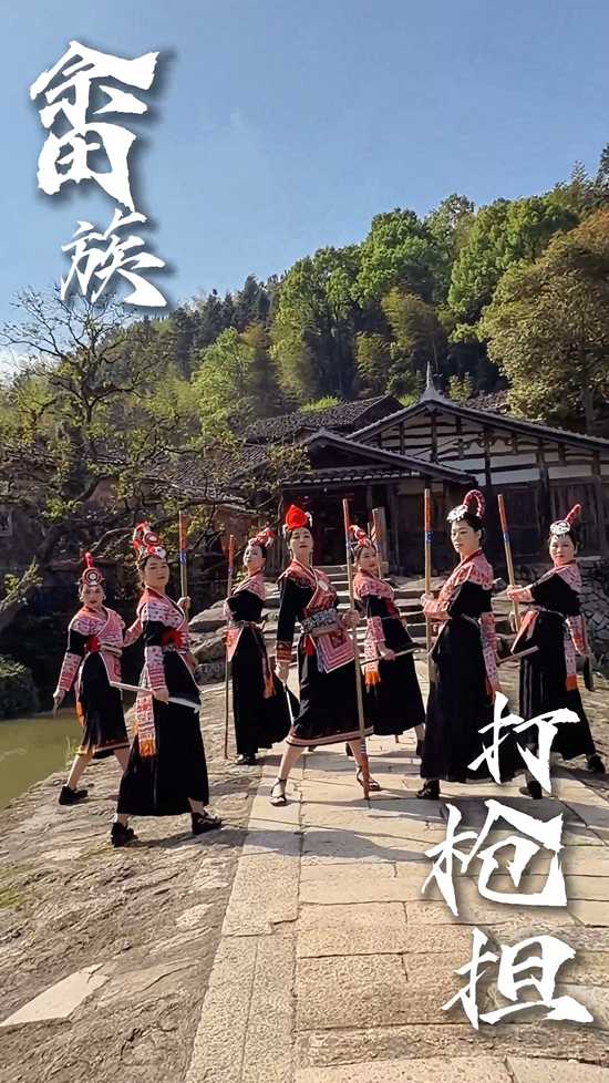 县在发生｜畲族也有自己的女团！蓝盈莹在罗源率畲族姑娘跳“打枪担”刷屏