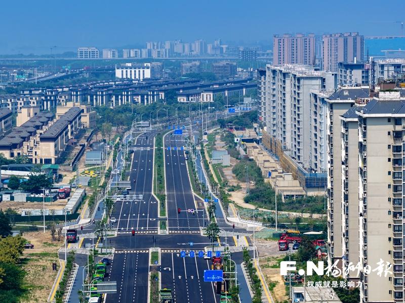 仓山方岐洲路通车 螺洲城门“一线牵”