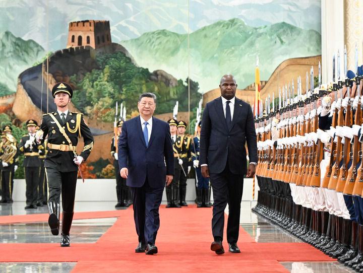 习近平同莫桑比克总统查波会谈 习近平同莫桑比克总统查波会谈