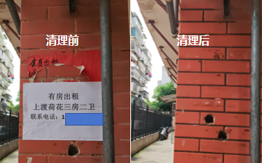 凝心聚力清“顽疾” 仓山区各镇街持续开展小广告清理行动
