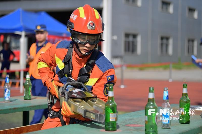 福州市消防救援技能竞赛收官 7个项目纪录被刷新