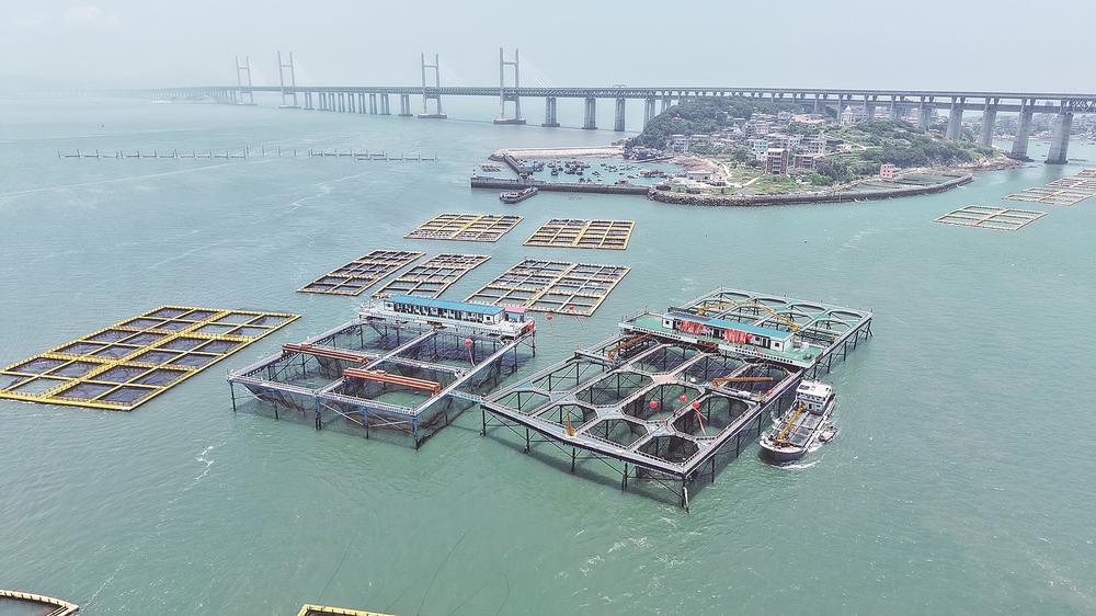 “航宁2号”深远海智能养殖平台正式竣工投产 “航宁2号”深远海智能养殖平台正式竣工投产