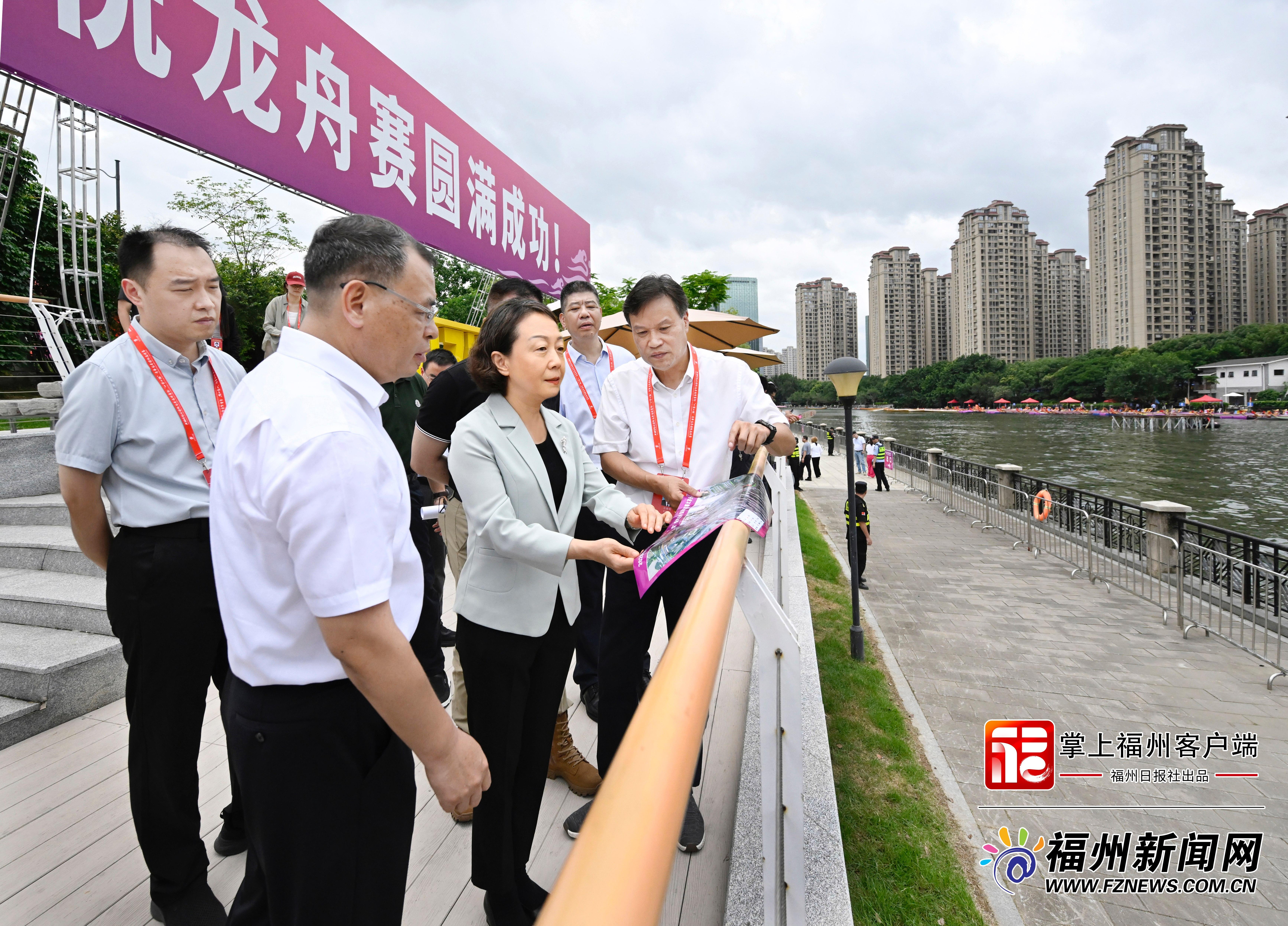 郭宁宁检查2026福州国际龙舟邀请赛筹备情况并开展“护河爱水、清洁家园”活动 郭宁宁检查2026福州国际龙舟邀请赛筹备情况并开展“护河爱水、清洁家园”活动