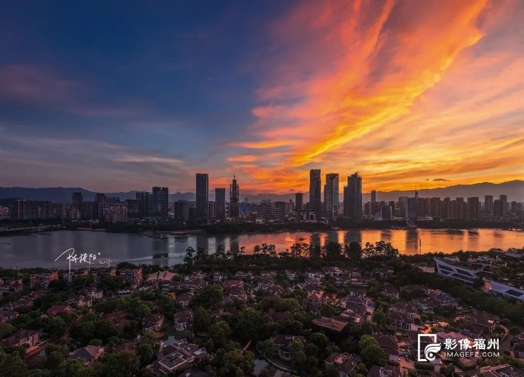 彩霞漫天！请查收福州绝美天空