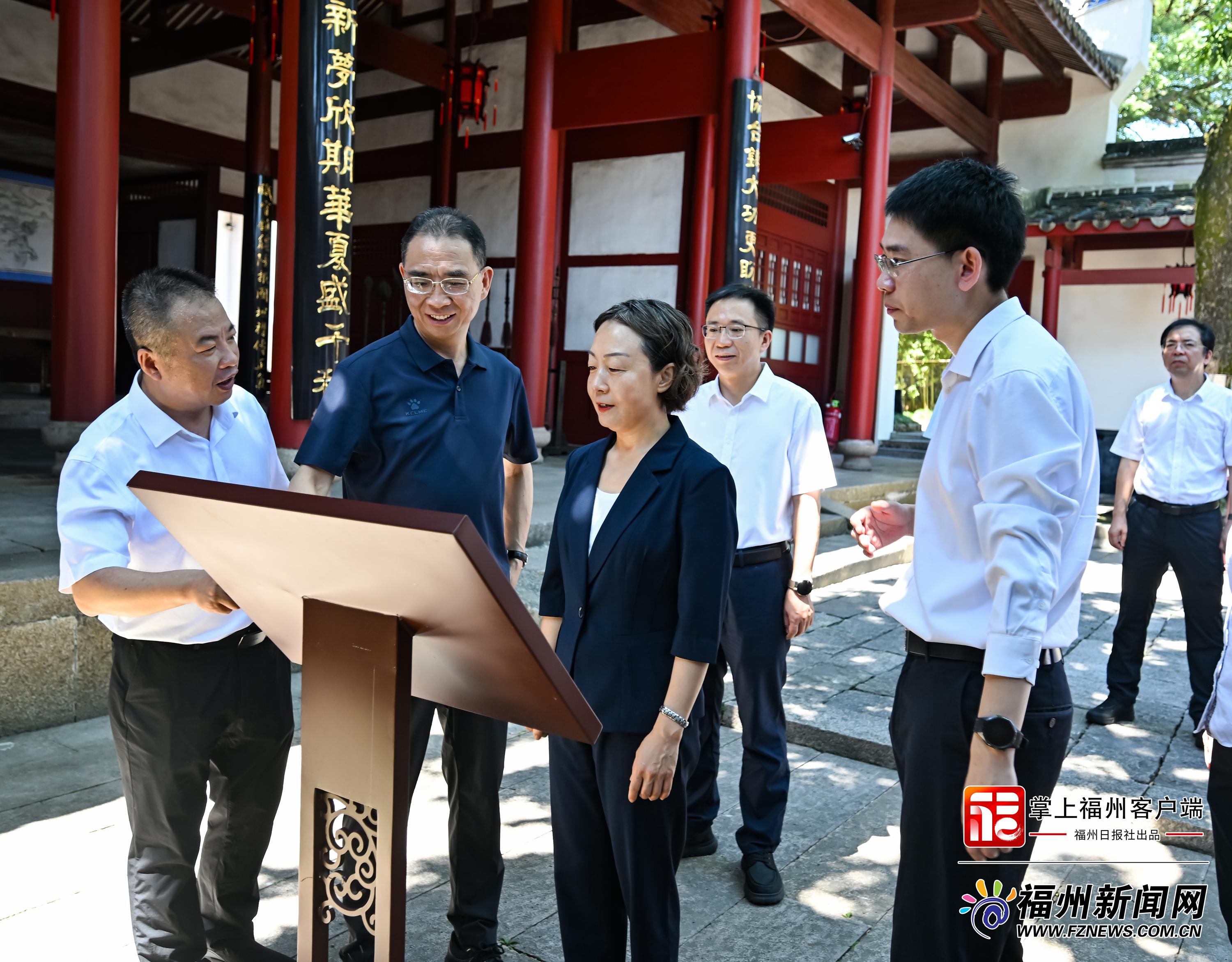郭宁宁吴贤德赴马尾区调研检查