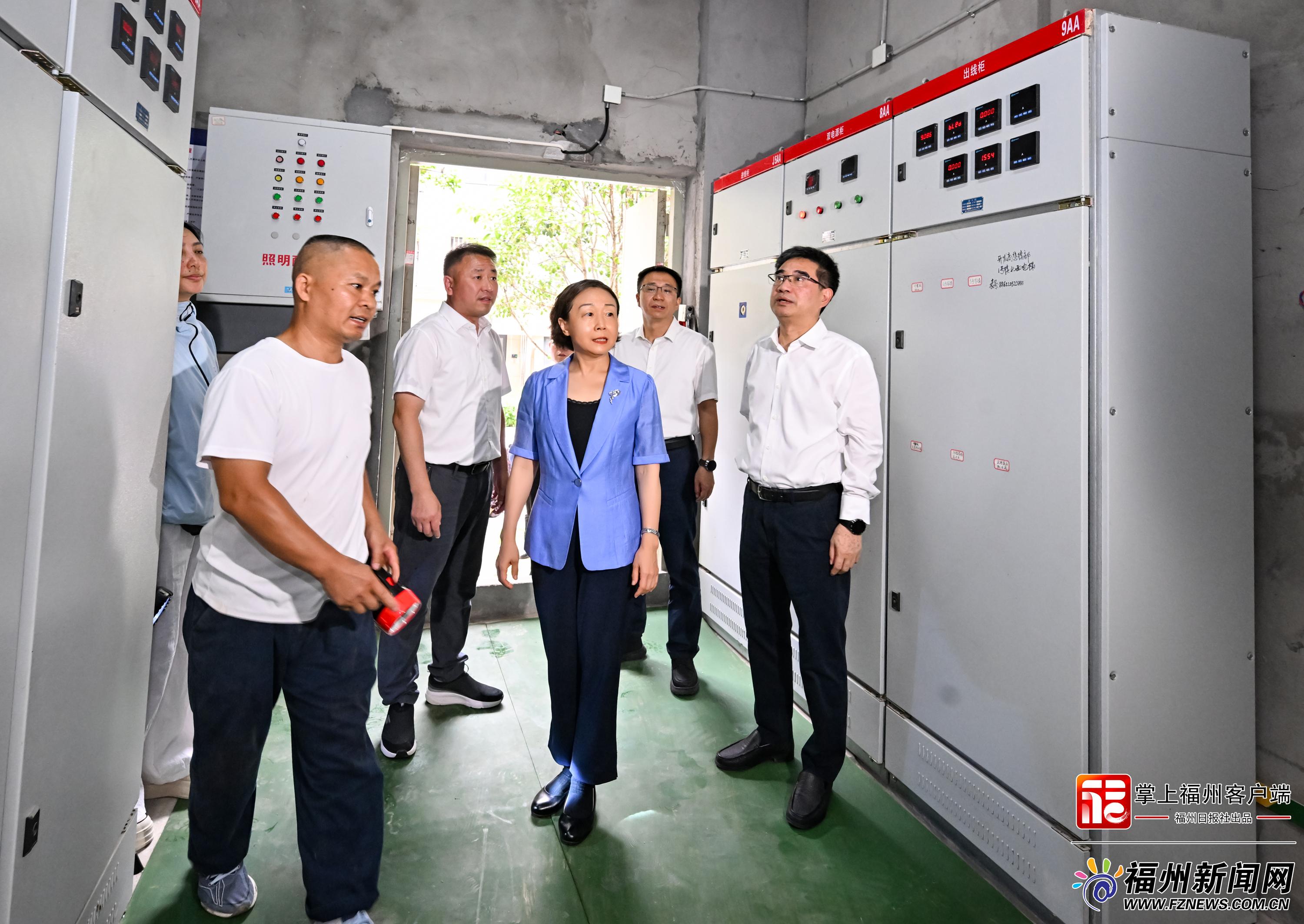 郭宁宁林文斌在城区督导检查防御台风工作