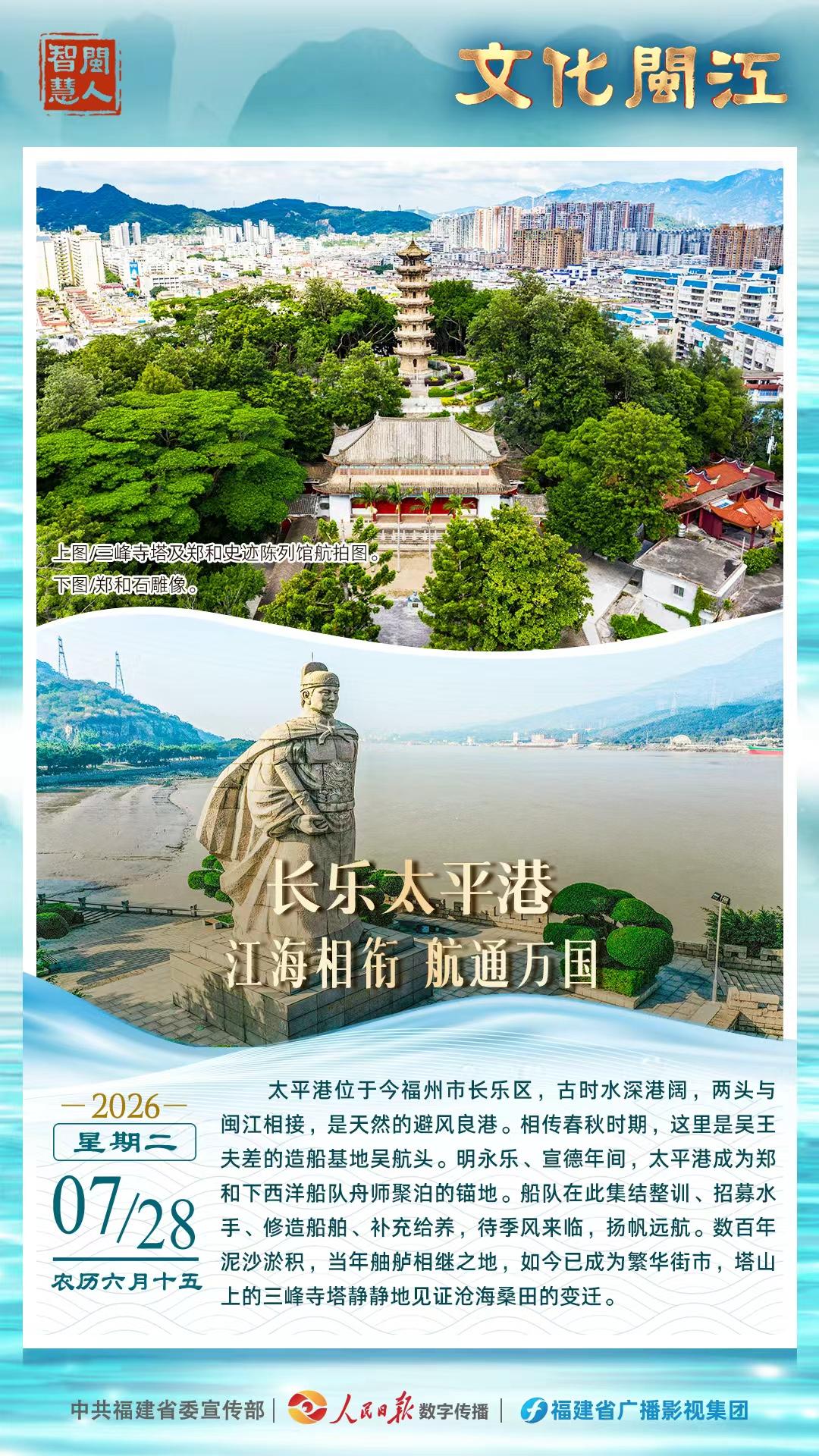 闽人智慧 | 长乐太平港：江海相衔 航通万国