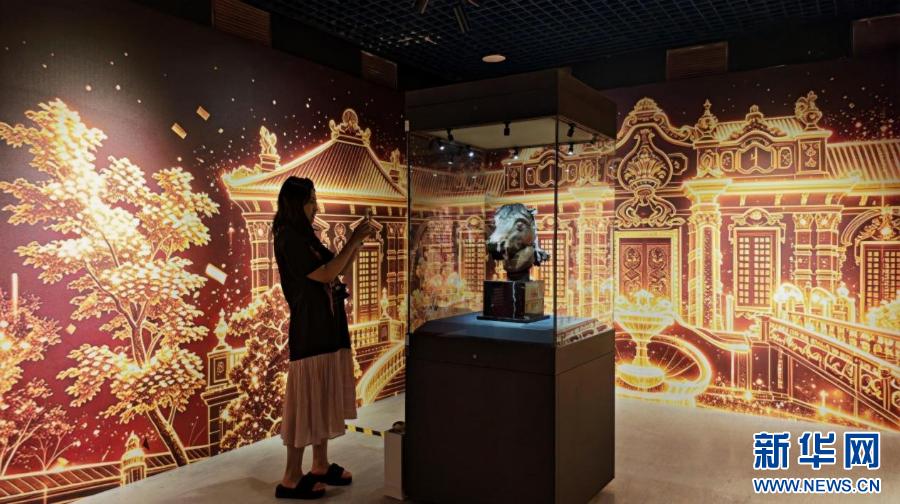 圆明园数字特展全国巡展启幕 马首铜像原件首次亮相福建