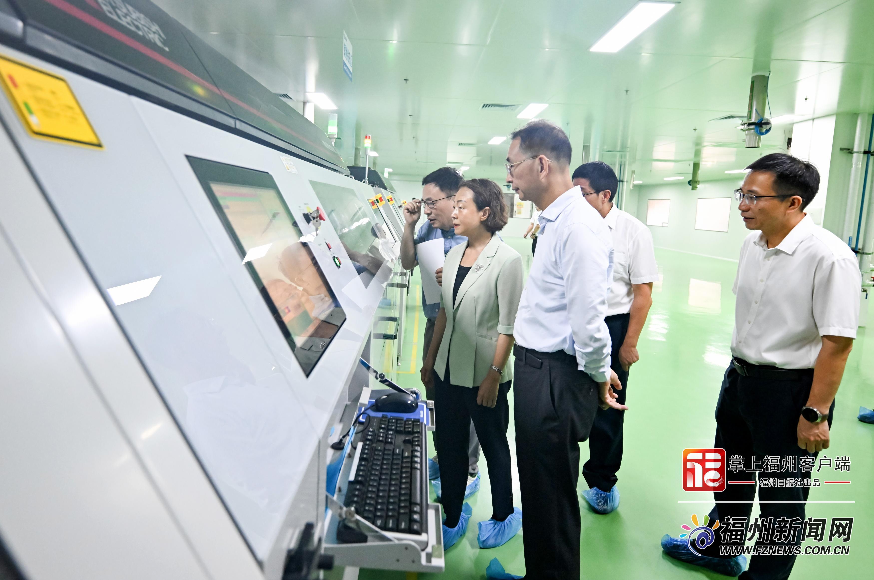 郭宁宁吴贤德在福州新区（长乐区）调研