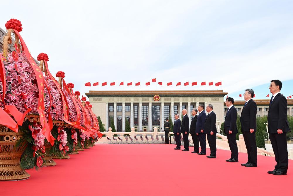 图集|习近平等党和国家领导人出席烈士纪念日向人民英雄敬献花篮仪式 图集|习近平等党和国家领导人出席烈士纪念日向人民英雄敬献花篮仪式