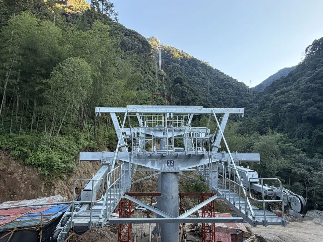 7分钟直达山顶!永泰赤壁景区索道预计12月底完工 7分钟直达山顶!永泰赤壁景区索道预计12月底完工